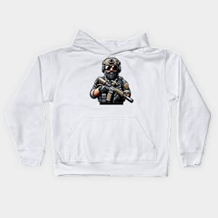 Tactical Man Kids Hoodie